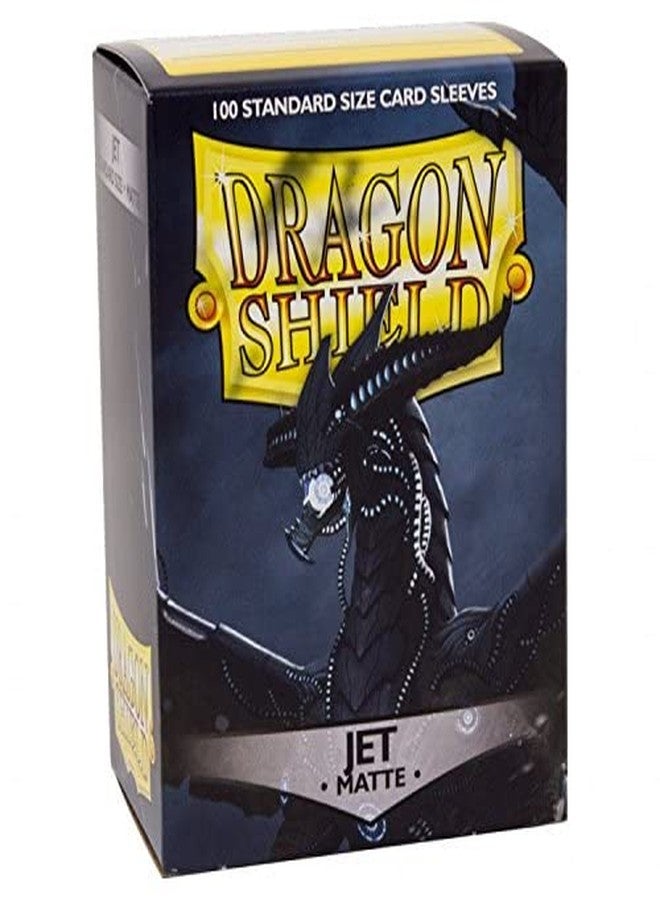 dragon shield Arcane Tinmen ATM11024 DP Dragon Shield Card Sleeves44; Matte Jet - 100 Count - Image 2